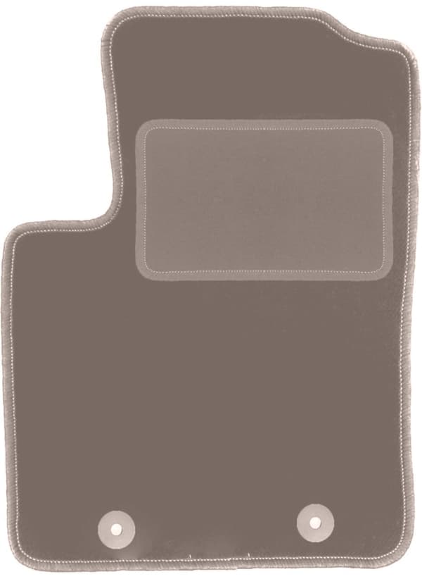 Beige førermåtte til: Fiat 500 cabriolet, hatchback (2007-2013)
