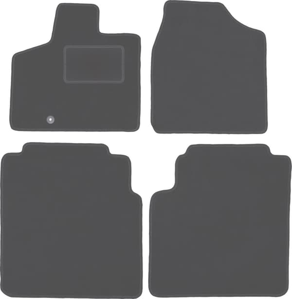 Grafit bilmåtter til: Chrysler Voyager V minivan (2008-2016)