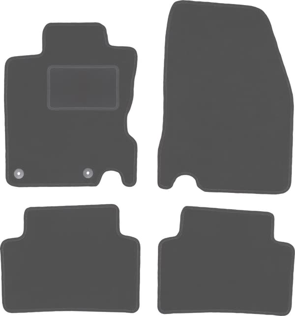 Grafit bilmåtter til: Nissan Qashqai II J11 crossover (2013-)