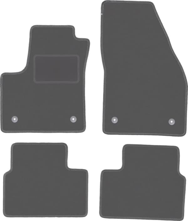 Grafiittiset auton matot: Opel Meriva B tila-auto (2010-2017)