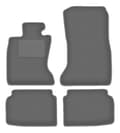 Pikkukuva 1 / 11: Grafiittiset auton matot: BMW 7 F01 sedan (2008-2015)