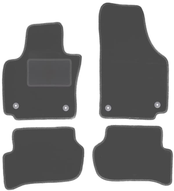 Grafit bilmåtter til: Seat Toledo III minivan (2004-2012)