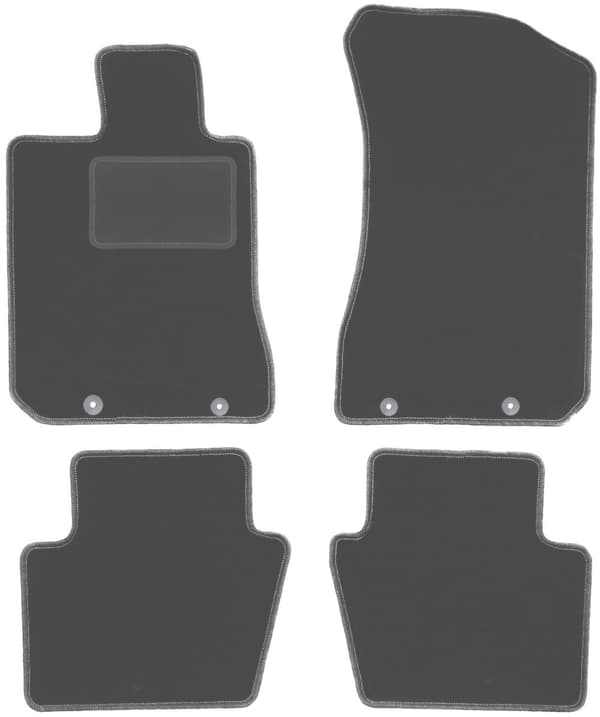 Grafit bilmåtter til: Honda Legend IV sedan (2004-2012)