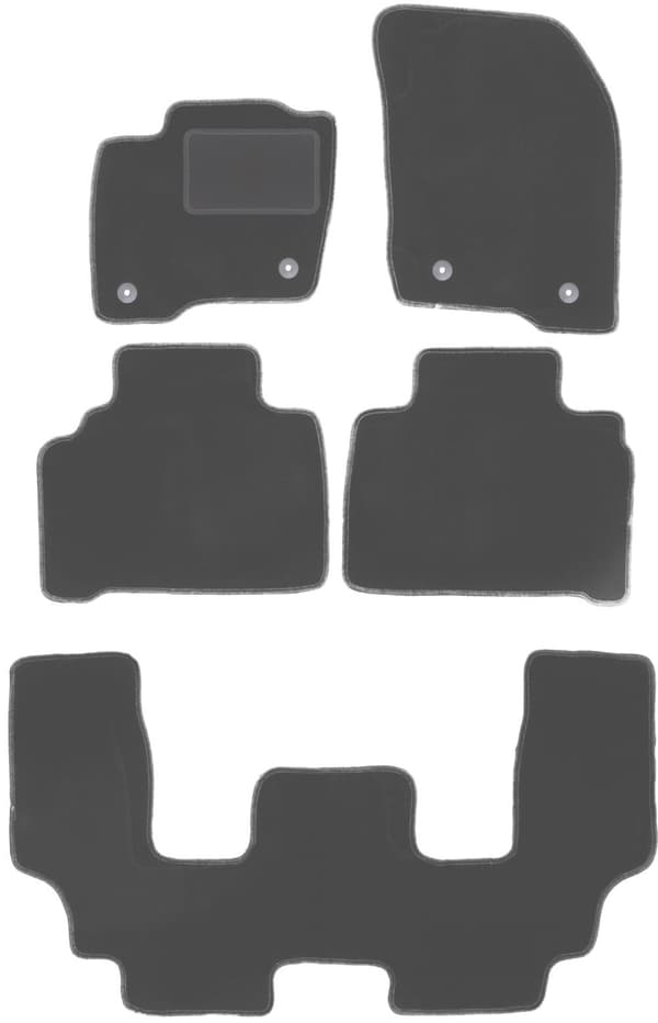 Grafit bilmåtter til: Ford Galaxy MK3 minivan (2015-)