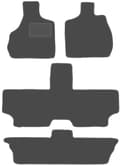 Miniatyrbild 1 av 11: Grafit bilmattor för: Chrysler Voyager IV 7 personer (2000-2008)