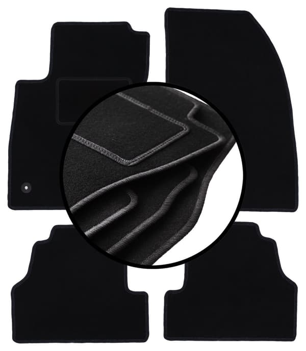 Velourmattor set för: Opel Mokka X crossover (2016-)