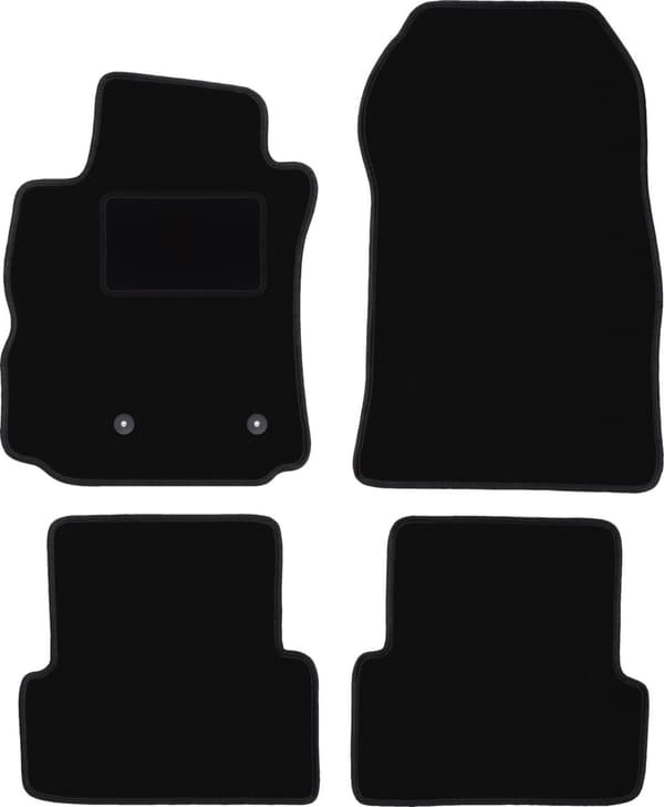 Velourmattor set för: Renault Modus minivan (2004-2012)