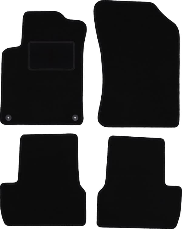 Velourmattor set för: Citroen DS3 halvkombi (2009-2016)