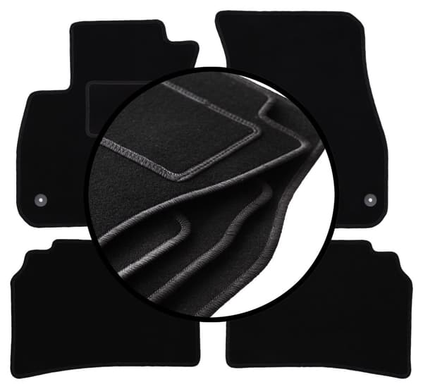 Velourmattor set för: Opel Insignia B liftback, sedan, kombi, sporttourer (2017-)