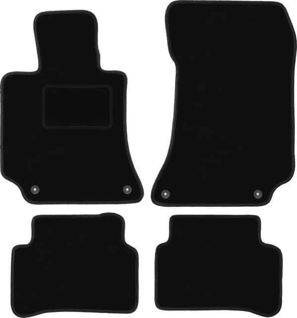 Velourmattor set för: Mercedes CLS W218 coupé (2009-2016)