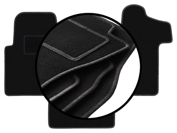Velourmattor set för: Renault Master II skåpbil (2010-)