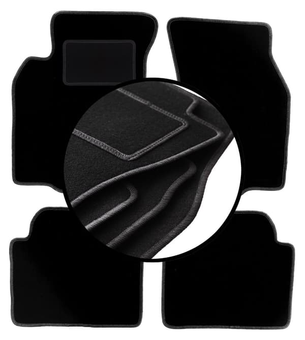Velourmattor set för: Mitsubishi Colt V (CJ0) halvkombi (1996-2003)