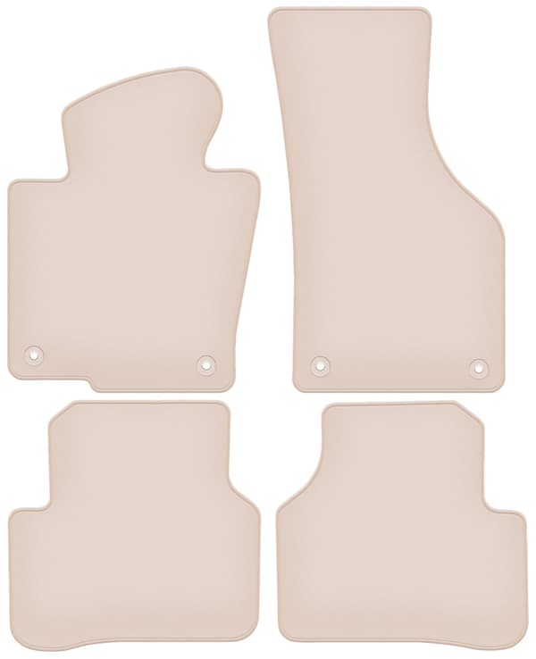 PREMIUM beige golvmattor till: Volkswagen Passat B6 sedan, kombi, variant 2005-2010