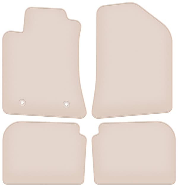 PREMIUM beige måtter til: Toyota Avensis II T25 stationcar, liftback, sedan 2003-2009