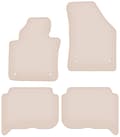 Miniatyrbillede 2 af 11: PREMIUM beige gulvmåtter til: Volkswagen Touran I minivan 2004-2010