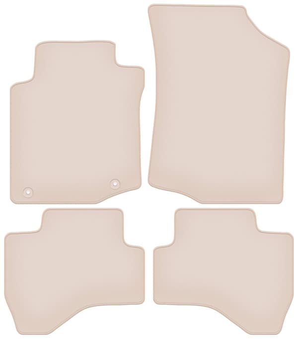 PREMIUM beige måtter til: Citroen C1 I hatchback 2005-2014