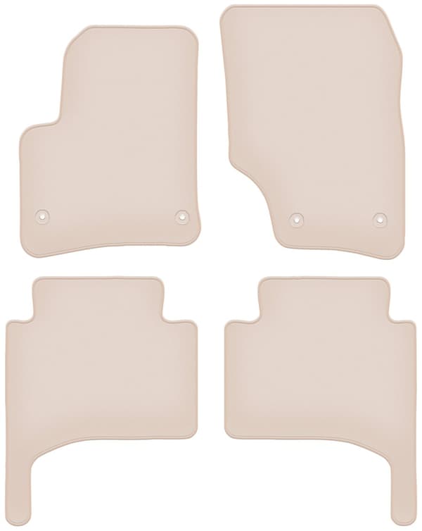 PREMIUM beige golvmattor för: Volkswagen Touareg I SUV 2002-2010