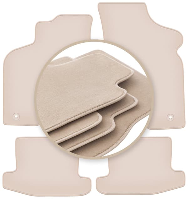 PREMIUM beige golvmattor till: Volkswagen Lupo halvkombi 1997-2005