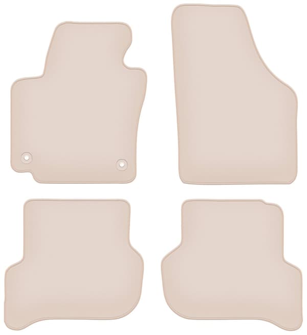 PREMIUM beige gulvmåtter til: Volkswagen Golf Plus minivan 2005-2014