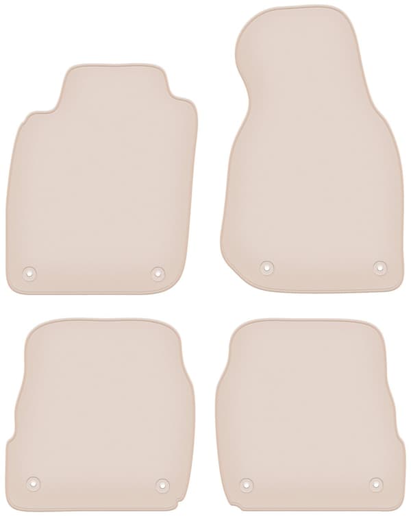 PREMIUM beige gulvmåtter til: Audi A6 C5 avant, stationcar, sedan, quattro, allroad 1997-2005