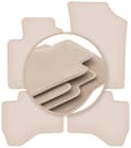 Miniatyrbillede 1 af 11: PREMIUM beige måtter til: Citroen C1 II hatchback 2014-