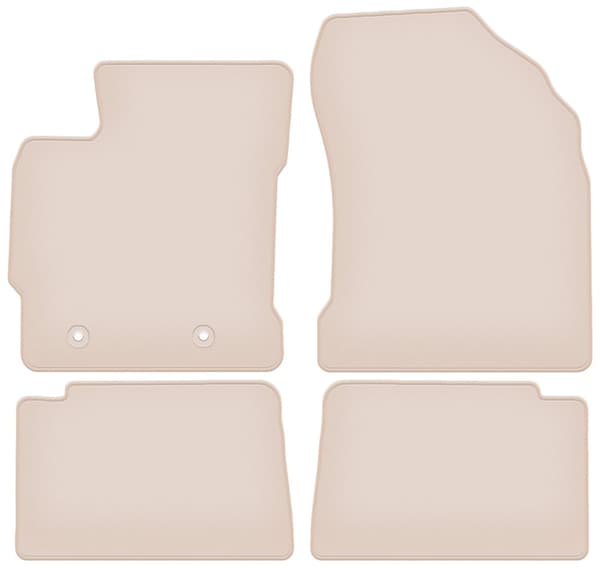 PREMIUM beige måtter til: Toyota Auris II hatchback, stationcar 2012-2018