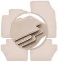 Miniatyrbillede 1 af 11: PREMIUM beige måtter til: Ford Fiesta MK7 hatchback 2011-2017