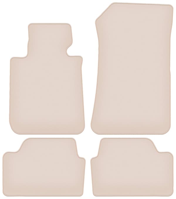 PREMIUM beige golvmattor för: BMW 1 F21 halvkombi 2011-2019