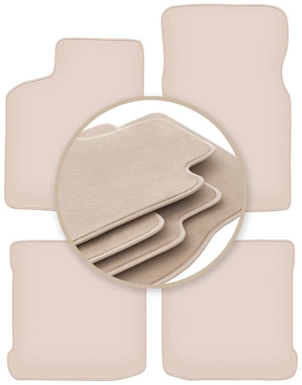PREMIUM beige golvmattor för: Seat Ibiza II halvkombi 1993-2001