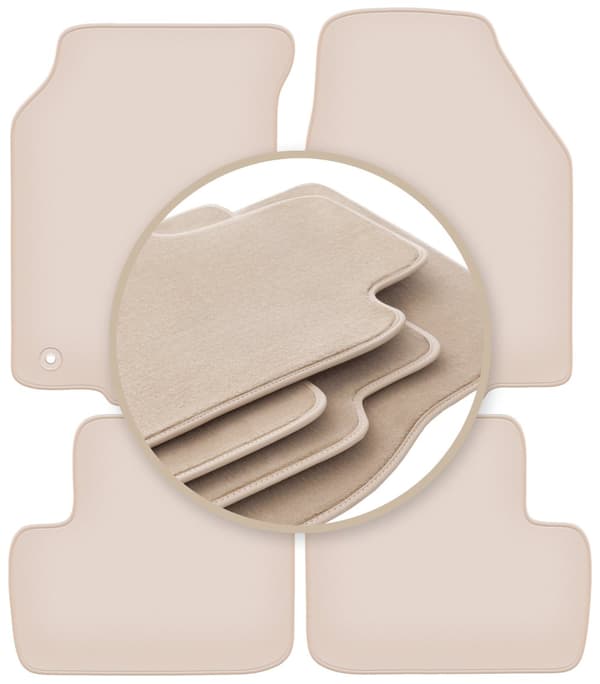 PREMIUM beige måtter til: Rover 200 hatchback 2000-2005