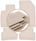 Miniatyrbillede 1 af 11: PREMIUM beige gulvmåtter til: Renault Clio IV grandtour, stationcar, hatchback 2013-
