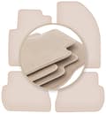Miniatyrbillede 1 af 11: PREMIUM beige måtter til: Ford Fusion hatchback 2005-2012