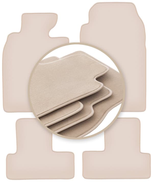 PREMIUM beige måtter til: Mini Cooper R52 hatchback 2004-2008