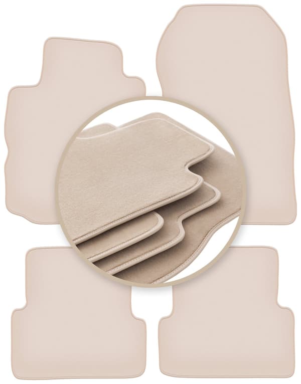 PREMIUM beige gulvmåtter til: Renault Modus minivan 2004-2012