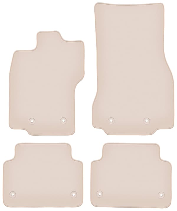 PREMIUM beige måtter til: Jaguar XF I 4WD X250 sedan, stationcar 2007-2015