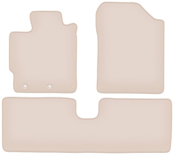 PREMIUM beige måtter til: Toyota Yaris III benzin 2011-2019