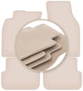 Miniatyrbild 1 av 11: PREMIUM beige golvmattor för: Audi A6 C6 sedan, kombi, avant 2004-2006