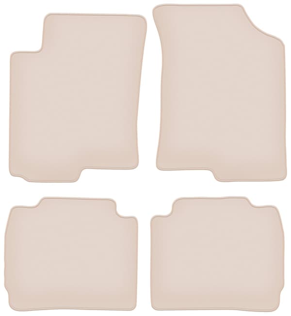 PREMIUM beige mattor för: Hyundai Accent MC halvkombi, sedan 2005-2011