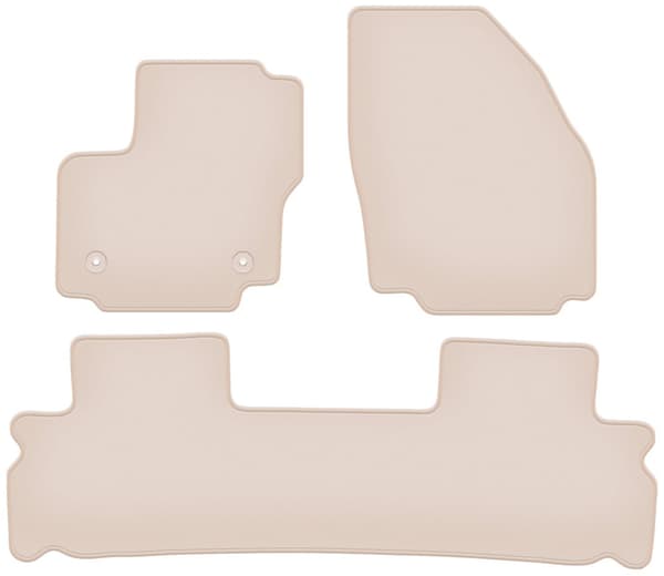 PREMIUM beige mattor för: Ford S-MAX MK1 minivan 2012-2015