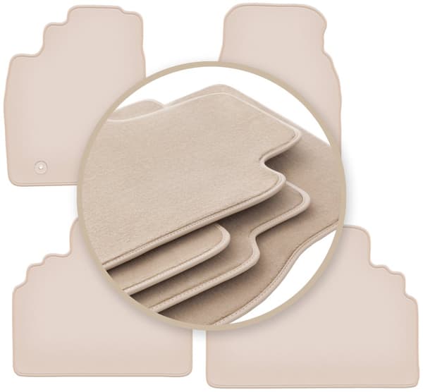 PREMIUM beige gulvmåtter til: Toyota Previa II minivan 2000-2005