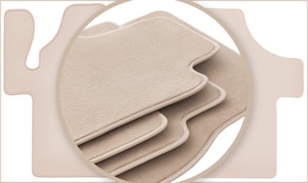 PREMIUM beige gulvmåtter til: Mercedes Vito II W639 varevogn 2003-2014