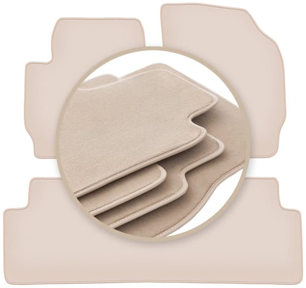 PREMIUM beige golvmattor för: Ford Maverick MK2 SUV 2004-2007