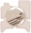 Pikkukuva 1 / 11: PREMIUM beige lattiamatot: Mitsubishi L200 IV pickup 2006-2015