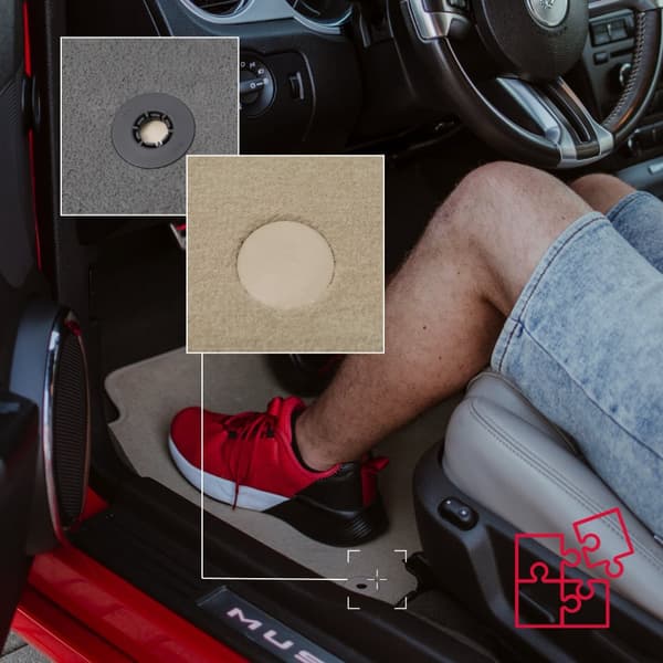 PREMIUM beige måtter til: Smart ForFour II hatchback 2014-