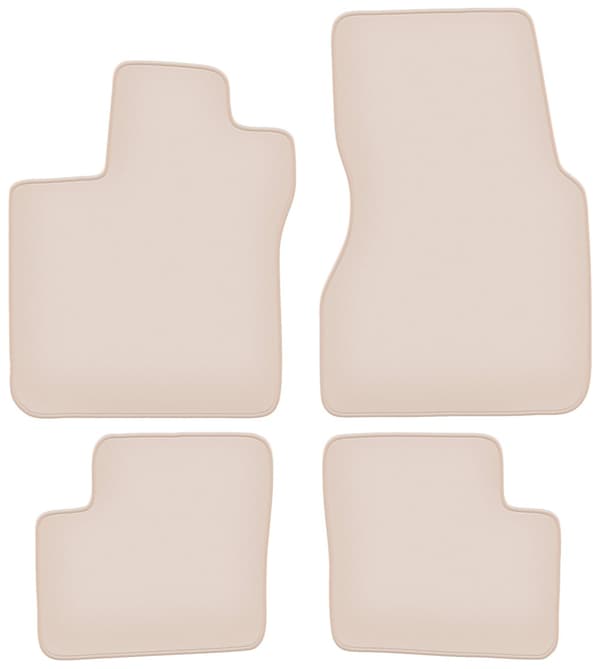PREMIUM beige måtter til: Smart ForFour II hatchback 2014-