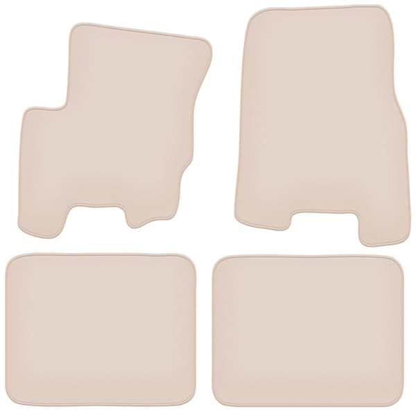 PREMIUM beige gulvmåtter til: SsangYong Korando II (KJ) SUV 1998-2006