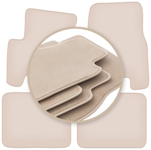 PREMIUM beige gulvmåtter til: SsangYong Korando II (KJ) SUV 1998-2006
