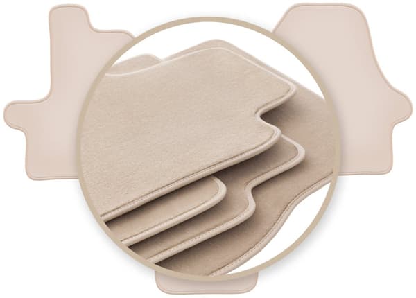 PREMIUM beige golvmattor för: Citroen Jumper II skåpbil 2006-2014