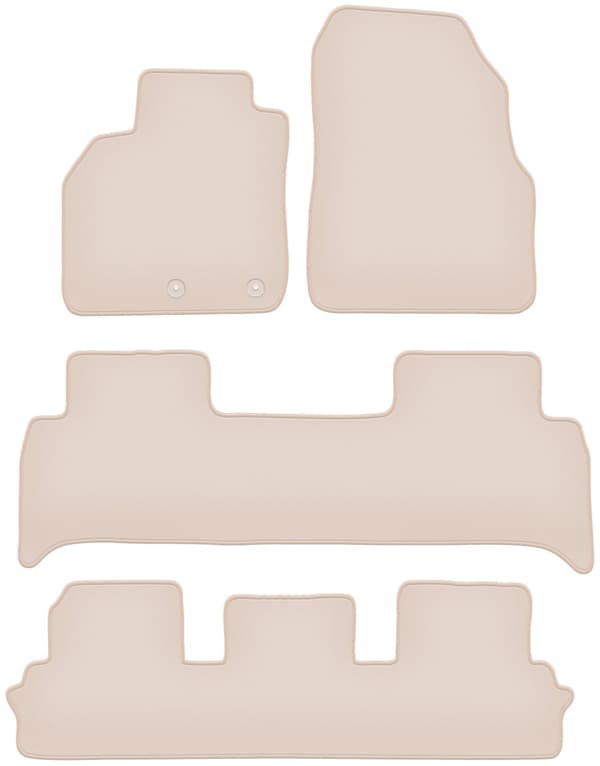 PREMIUM beige lattiamatot: Renault Grand Scenic III 7 henkilöä 2009-2015