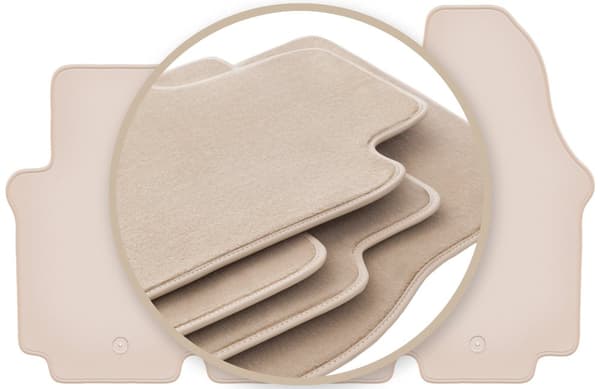 PREMIUM beige gulvmåtter til: Renault Trafic II varevogn 2001-2014